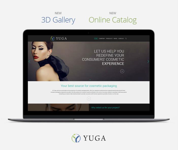 Yuga launches new web site to include 3D product gallery and online catalog